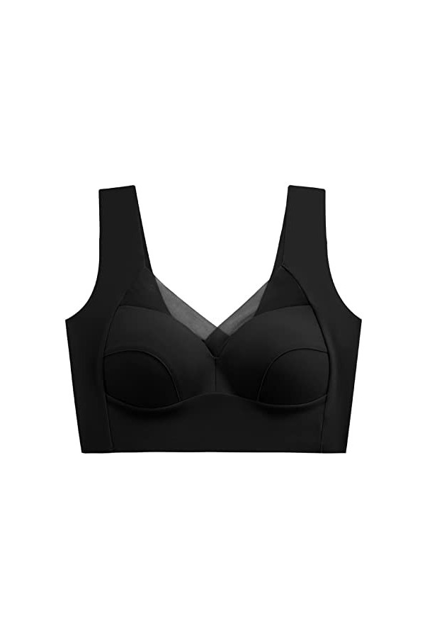 Lingerie Femme Sexy Ensemble Homme Sexy Hot y23k Coupe Fixe Femme Soie Glacée Beau Dos Froncé sans Anneau en Acier Soutien-Go