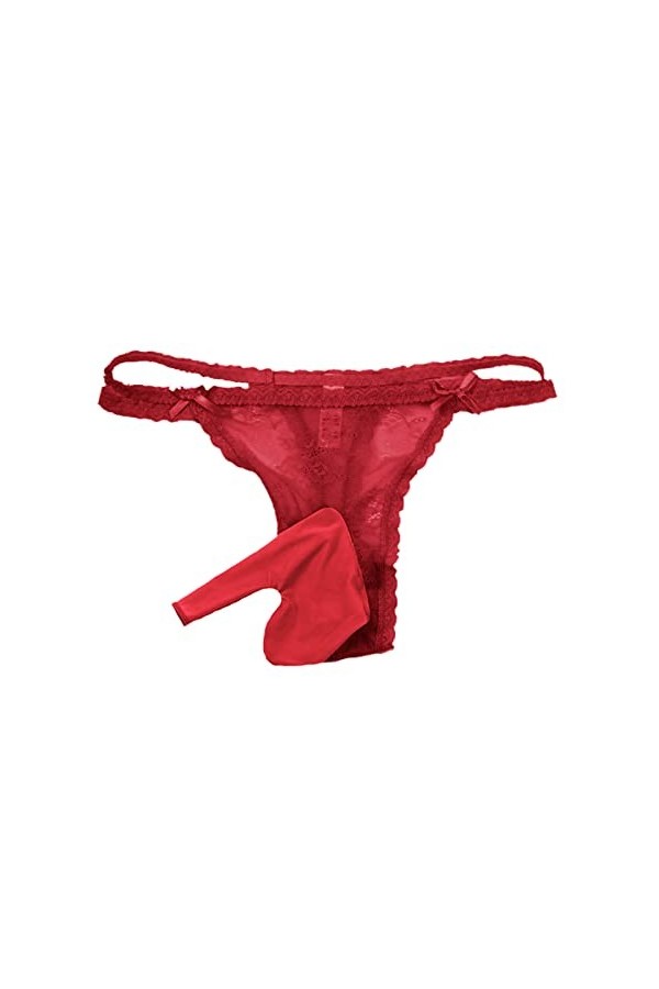 Mini String Poche PéNis Slip Homme Sexy Moulant éLastique Plusieurs PossibilitéS String pour Homme Sexy Hot Respirantes Homme