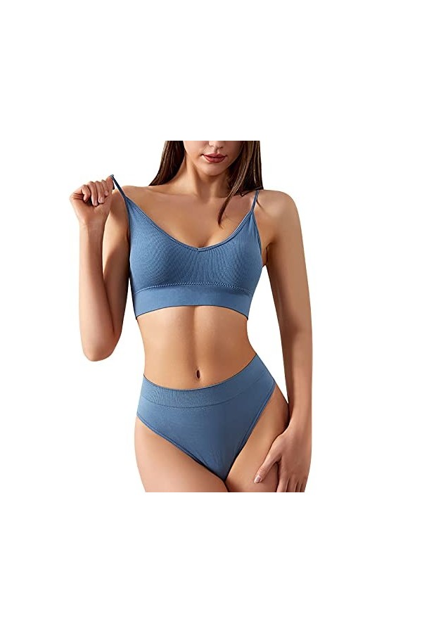 Ensemble Soutien Gorge et String Femme Sexy Vêtements De Nuit Dentelle Lingerie Sexy Ensemble 2 Pièce sous-Vetements Erotique