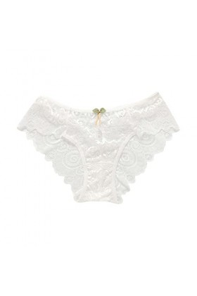 LDadgf Sous-vêtements confortables et ludiques en dentelle - Taille haute - Pour homme, Blanc., M