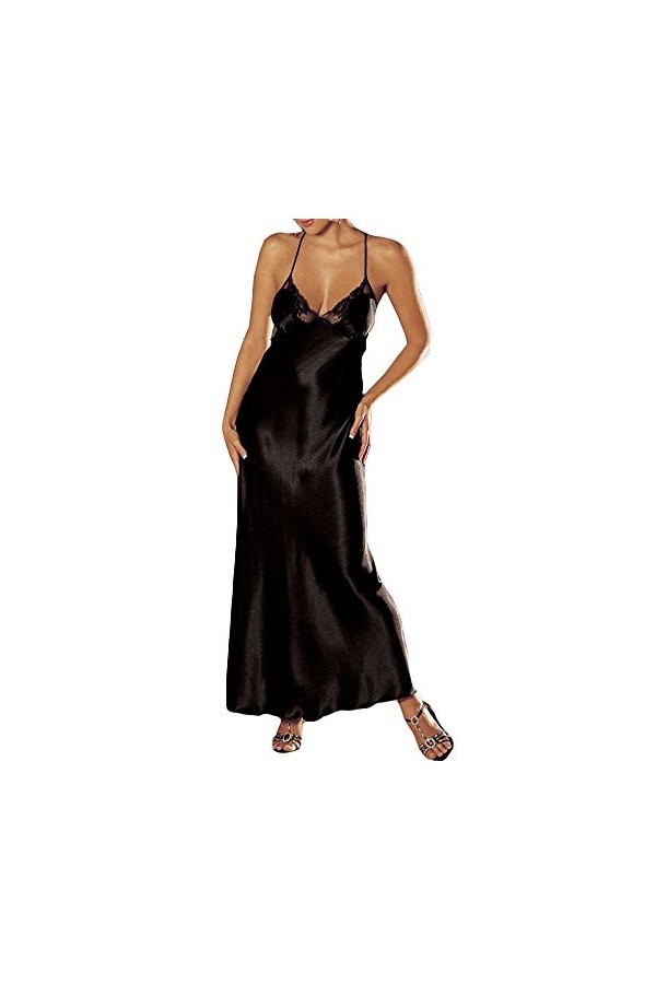 Body Bandage Femme Dentelle Babyput Robe western Sexy Dentelle Jarretière Avec Poche, Noir , XL