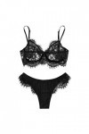Lingerie Sexy Ensemble Femme Dentelle Ensemble Soutien Gorge et String Sexy Vêtements De Nuit Erotique sous-Vetements 2 Pièce