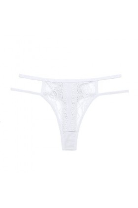 LDadgf Culotte à lacets pour femme - Culotte à fleurs - Culotte confortable - Lingerie sexy pour homme - Sous-vêtement de pol