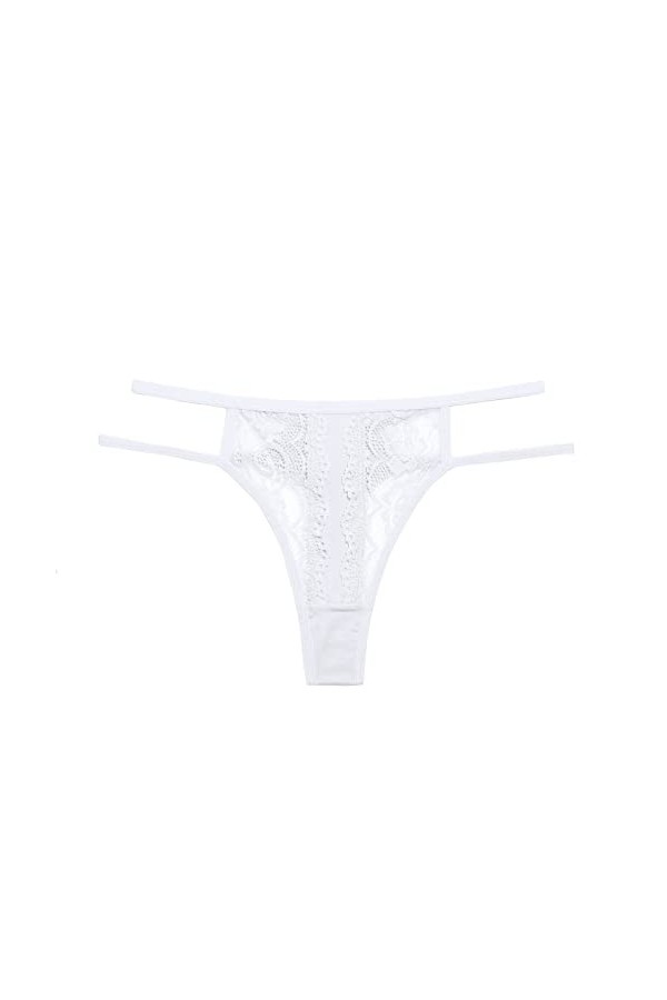 LDadgf Culotte à lacets pour femme - Culotte à fleurs - Culotte confortable - Lingerie sexy pour homme - Sous-vêtement de pol