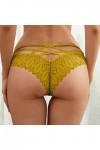 Générique Culottes pour Femmes Crochet Dentelle Dentelle jusquà Culotte Sexy Creux sous-vêtements Jarretelle Sexy