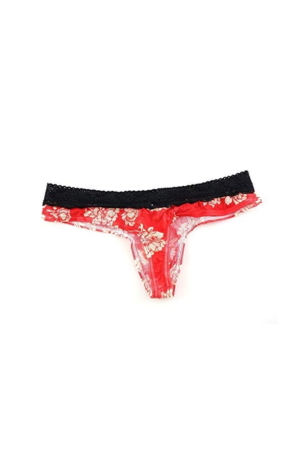 String sexy taille basse pour homme avec dos en T - Sous-vêtements érotiques transparents - Sous-vêtements modernes pour homm