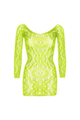 liaddkv Sous-vêtements sexy et séduisants en résille de pêche évidé avec robe fessière, cadeaux sexy pour, a, A