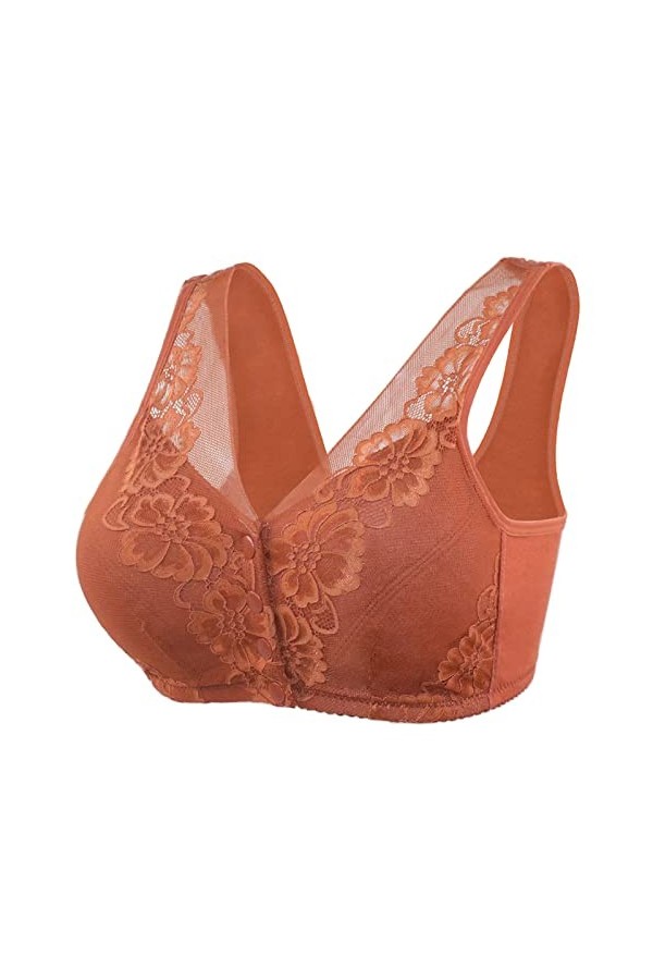 Lingerie Femme Sexy Ensemble Homme Sexy Hot y*2*k sous-vêtement à Boucle Avant Pas de Soutien-Gorge à Anneau en Acier Couvert