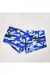 Générique Lingerie Homme Sexy Hot Hommes Imprimé Respirant Camouflage Taille Basse Sexy Tricoté Mec Robe pour Hommes Blue, M