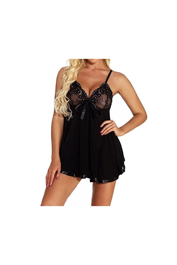 Nuisettes Sexy Femme Slutty Hot Babydoll Ouverte Grande Taille Lingerie Sexy Hot Nuit Valentin Body Nuisette Sissy Érotique D