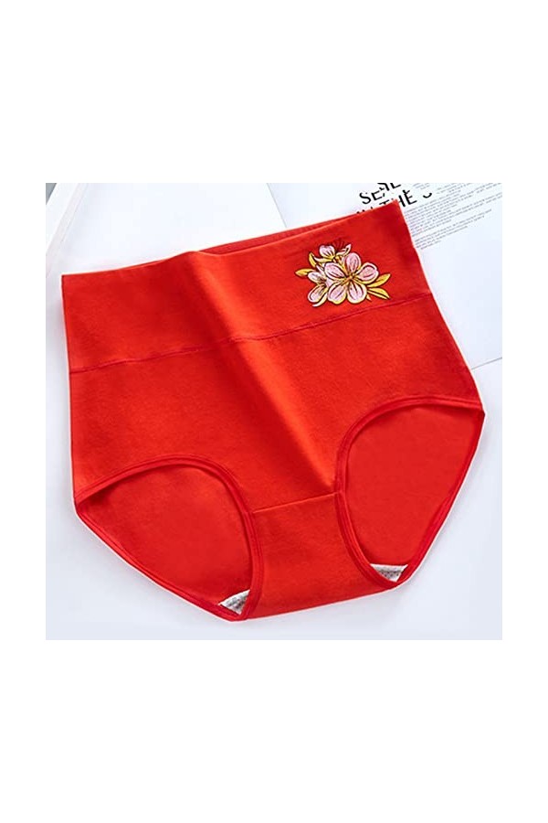 Culottes Stretch Femme String de Absorbante Menstruelle Slips en Pur Coton et Soie 2023 Nouveau Couleur Unie Pantalons Triang