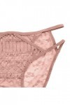 LDadgf Culotte pour femme en dentelle crochetée à lacets Sexy Sexy Jeu de rôle Sous-vêtements Sous-vêtements Homme Noir, Rose