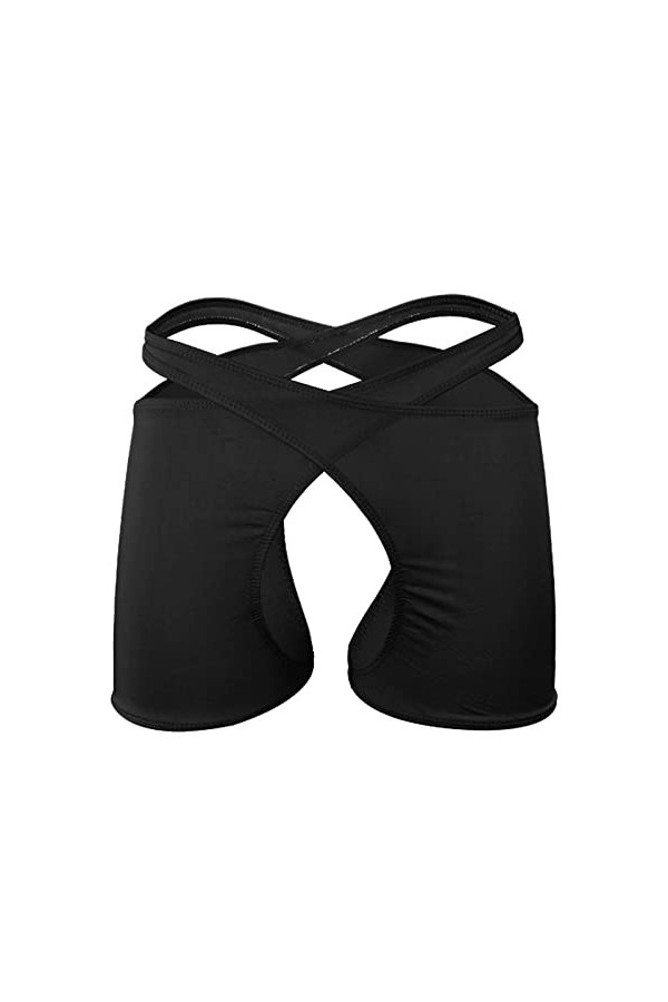 wjiNFDFG Lingerie Homme Sexy Hot pour Hommes Taille Basse Plat Sexy Voir à Travers Le Pantalon dangle en Dentelle Pantalon à
