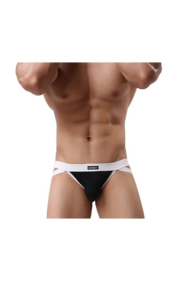 Générique String Homme Sexy Hot Dentelle Slips Boxer Slips Doux Sexy Color Knickers Slice Slice Shorts pour Hommes sous-vêtem