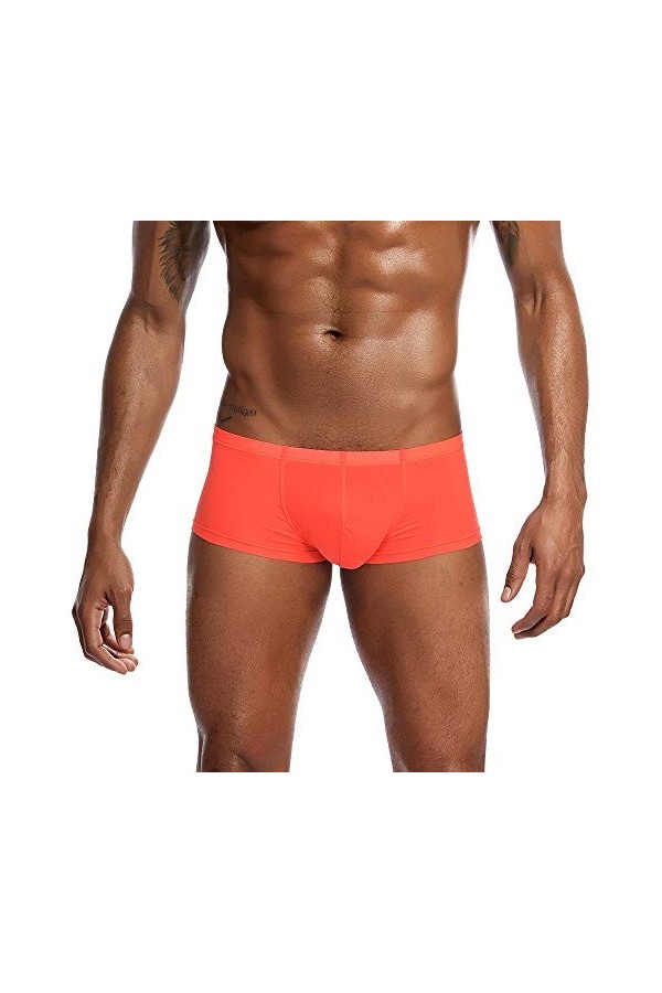 Caleçon ultra fin pour homme - Multicolore, Orange, L