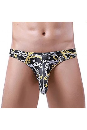 Sous-vêtement sexy pour homme - Pour homme, jaune, L