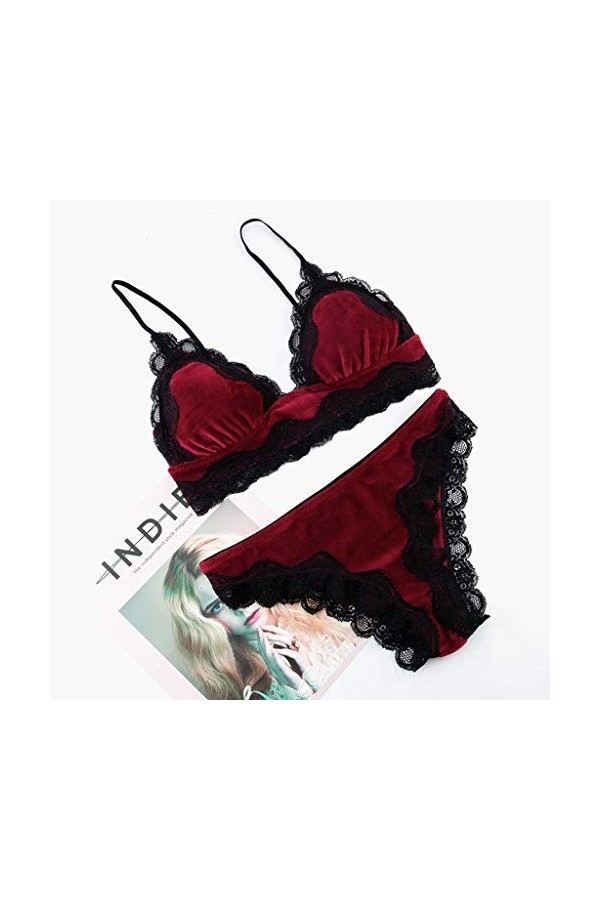 Lingerie Femme Sexy Ensemble Homme Sexy Hot y26k Vêtements de Nuit Dentelle Pyjamas Bodydoll Bra Femmes Lingerie Sexy Velours