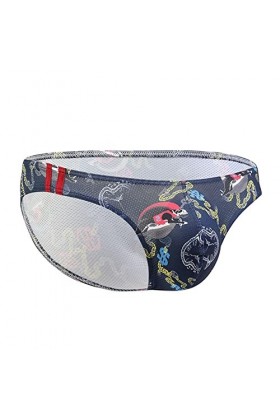 Générique String Homme Sexy Hot Dentelle Slips Boxer sous-vêtements Sexy Taille Basse pour Hommes Ice Silk Lifting Ring Multi