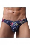 Générique String Homme Sexy Hot Dentelle Slips Boxer sous-vêtements Sexy Taille Basse pour Hommes Ice Silk Lifting Ring Multi