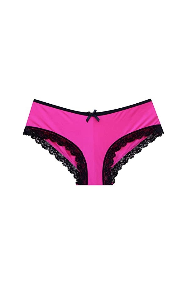 Culotte Femme Tanga String en Coton Slips Shorty Culottes sous-vêtements Doux Femmes Stretch Dentelle Sexy Femmes Culottes Ch