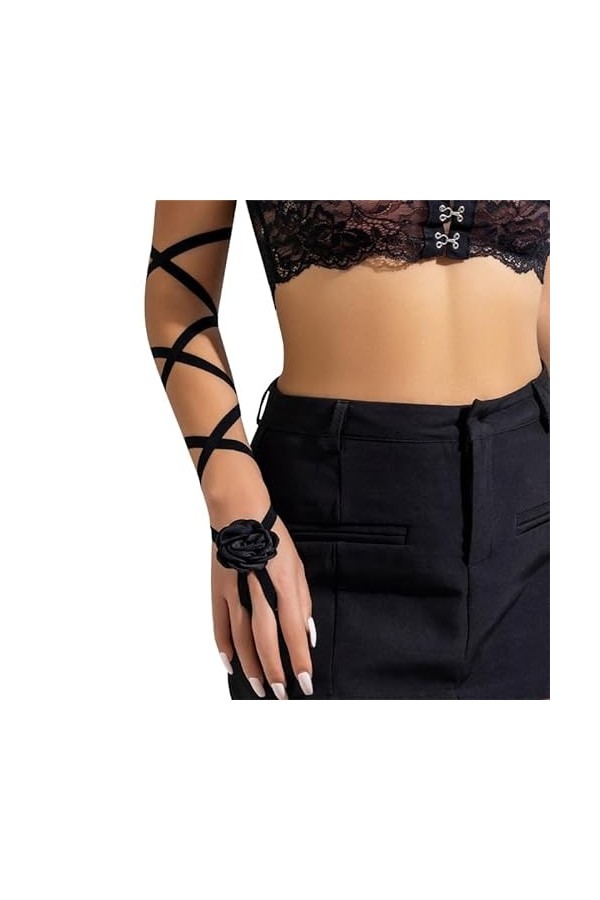 Chaîne de cuisse en forme de papillon en ruban sexy pour filles chaudes - Chaîne de jambe élastique tendance pour boîte de nu