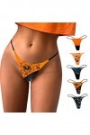 KEIZHUONIQIU Tanga-Strings pour Tanga de Femme Sexy Slip Simple en Dentelle Culotte Stretch Élastique sous Vetement Ultra-Soy