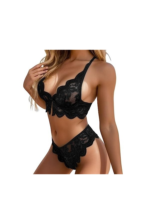 Lingerie Femme Sexy Ensemble Homme Sexy Hot y20.k sous-vêtements Amusants pour Femmes en Dentelle Voir à Travers des sous-vêt