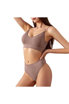Lingerie Sexy Ensemble Femme Sexy Ensemble Soutien Gorge et String Erotique sous-Vetements Dentelle Vêtements De Nuit 2 Pièce
