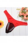 Générique Boxer Homme Maillot de Bain Sexy Briefs Thong sous-vêtement Homme Mesh Transparent Respirant Triangle Homme Sexy Ro
