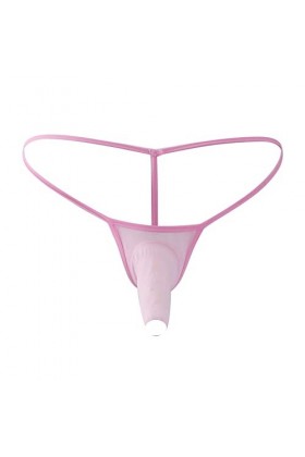 Boxer Homme Maillot de Bain Sexy Briefs Thong Hommes Simple Grenadine Personnalité Mode Casual Sexy Mini String Bouche Ouvert