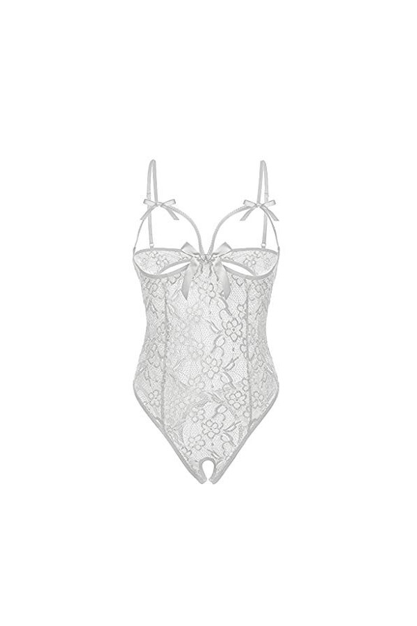 Ensemble de Lingerie Erothique Sexy Hot Dentelle Dentelle Sexy Femmes Lingerie Dentelle Pyjama Une pièce vêtements sous-vêtem