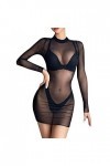 Lingerie Femme Sexy Ensemble Homme Sexy Hot y*2*k Femmes Sexy Plage Maille Maillot de Bain Couvrir Clubwear Robe Dentelle Lin