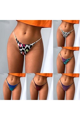 Tanga-Strings et T-Back Tangas pour Femmes en Sexy Slip Coquine Lace Patchwork Culottes Taille Basse Grande Taille Lingerie C