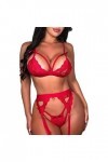 Ensemble de Lingerie Erothique Sexy Hot Dentelle Sexy Lingerie Bra Femmes Culottes Ensemble jarretière vêtements de Nuit sous