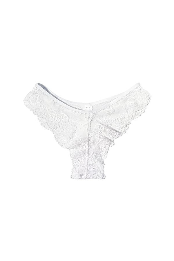 Générique Culotte Taille Haute Femme Strings Dentelle Taille Basse Sensuelle Culotte Sexy Chic Slip Tanga Nuisettes Transpare