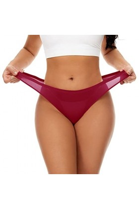 Générique Culotte sans Couture Femme Strings sans Couture Taille Basse Culotte Push Up String Sexy Coquine Hot Nuisettes Tran
