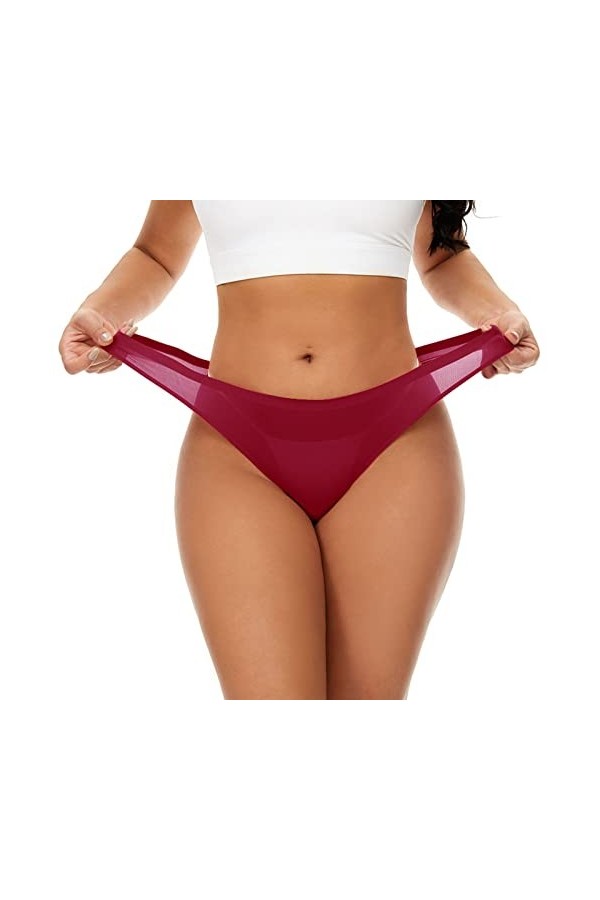 Générique Culotte sans Couture Femme Strings sans Couture Taille Basse Culotte Push Up String Sexy Coquine Hot Nuisettes Tran