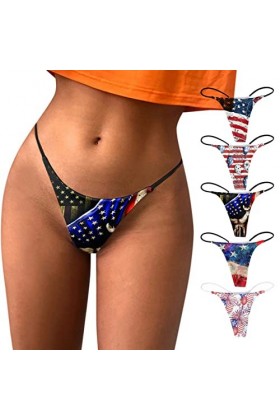 String Tangas pour Femmes en Sexy Slip Respirants Dentelle Patchwork Culotte Creux Out Couleur Uni sous-Vetements de Coton Cr