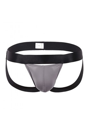 Knickers Sexy Ride Up Sous-vêtements pour homme, gris, XXL