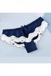 Cubinest Culotte sexy en coton pour femme - Culotte confortable - String confortable - En dentelle - Stretch - Tanga push-up 