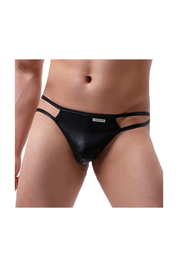LONGYY Calecons pour Homme Culottes Sexy sous-vêtements Sexy Hommes Sexy Cuir-sous-vêtements pour Hommes Boxer Homme Grande T