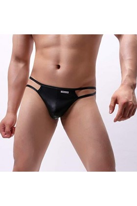 LONGYY Calecons pour Homme Culottes Sexy sous-vêtements Sexy Hommes Sexy Cuir-sous-vêtements pour Hommes Boxer Homme Grande T