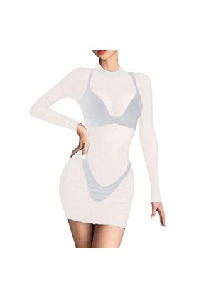 Lingerie Femme Sexy Ensemble Homme Sexy Hot y*2*k Femmes Sexy Plage Maille Maillot de Bain Couvrir Clubwear Robe Dentelle Lin