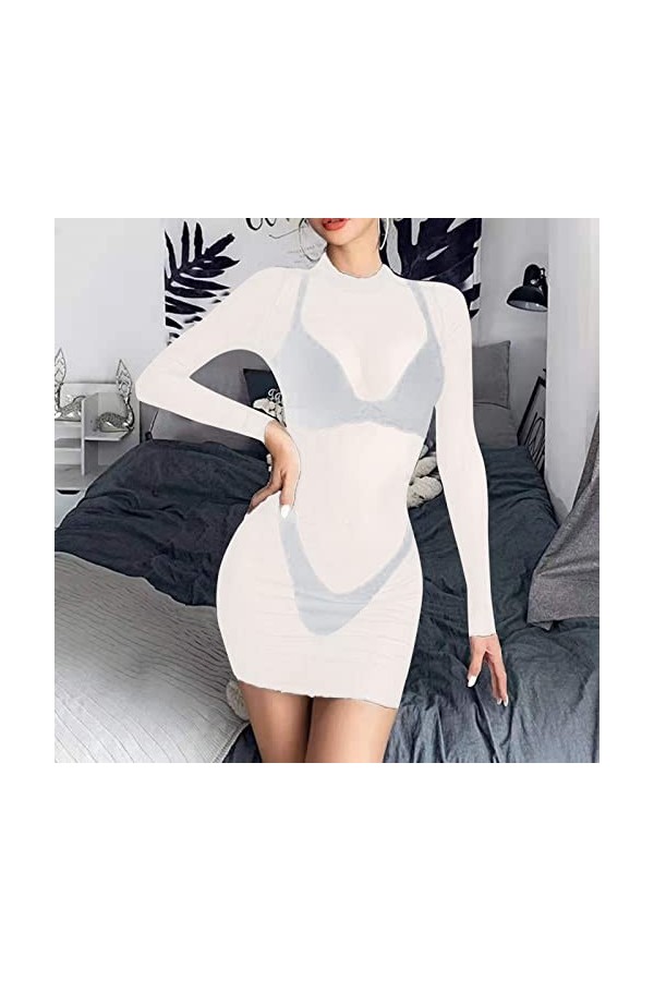 Lingerie Femme Sexy Ensemble Homme Sexy Hot y*2*k Femmes Sexy Plage Maille Maillot de Bain Couvrir Clubwear Robe Dentelle Lin