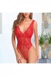 Lingerie+Femme+Nuisette Erotisme Erothique Ensemble Sensuelle Teddy Babydoll Sissy Érotique Sling Pyjama Valentin Harnais Rob