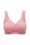 Sous-vêtements Femme Soutien-Gorge Fil Une Pièce Sexy Lingerie Pour Body, Rose, XXL