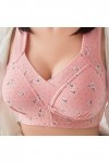 Sous-vêtements Femme Soutien-Gorge Fil Une Pièce Sexy Lingerie Pour Body, Rose, XXL
