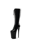 Pleaser INFINITY-2020 Blk Pat/Blk UK 6 EU 39 