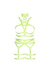 PETMHS Femmes Plus Size Body Harness BHS Porte-jarretelles Lingerie Punk Corset Poitrine Corps Vaisselle Creux Liens Bustiers