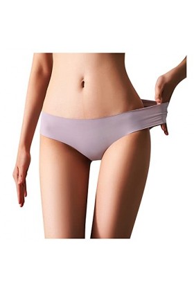 WhOpro Femme Culotte sans Couture Shorties String Culotte Hipster Culottes sous-Vêtements Sexy Lingerie Confortable Culotte 